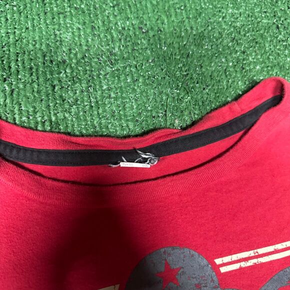 Vintage Harley Davidson Folsom California Graphic Red Tee Shirt Size XL Y2K 90s - Picture 5 of 7